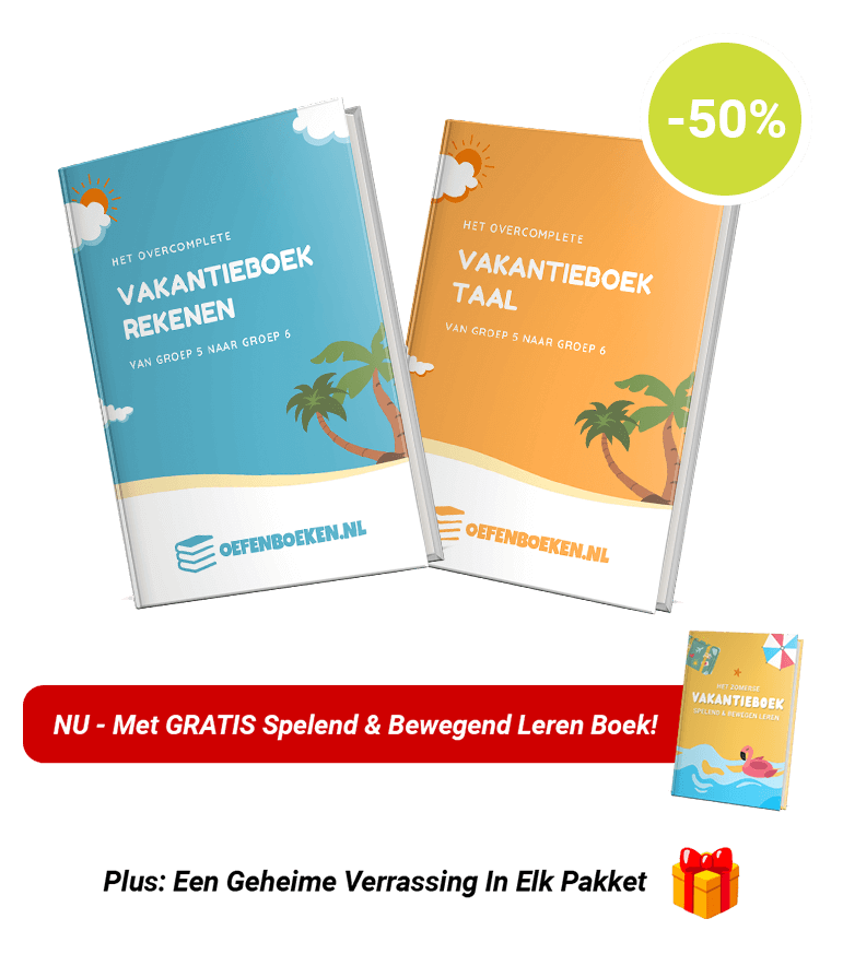 Zomervakantie Voordeelpakket Groep 5 naar Groep 6.