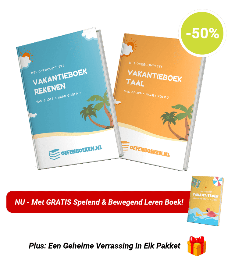 Zomervakantie Voordeelpakket Groep 6 naar Groep 7.