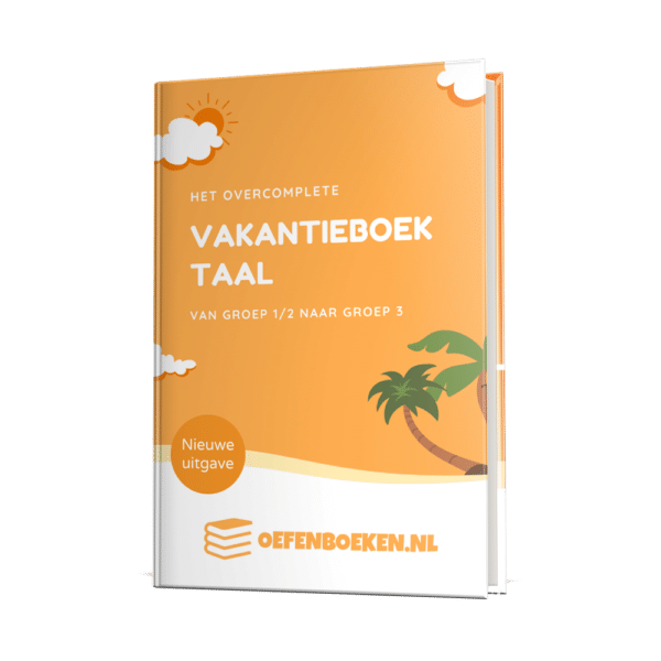 Mockup Het Overcomplete Vakantieboek Taal Groep 1/2 naar 3.