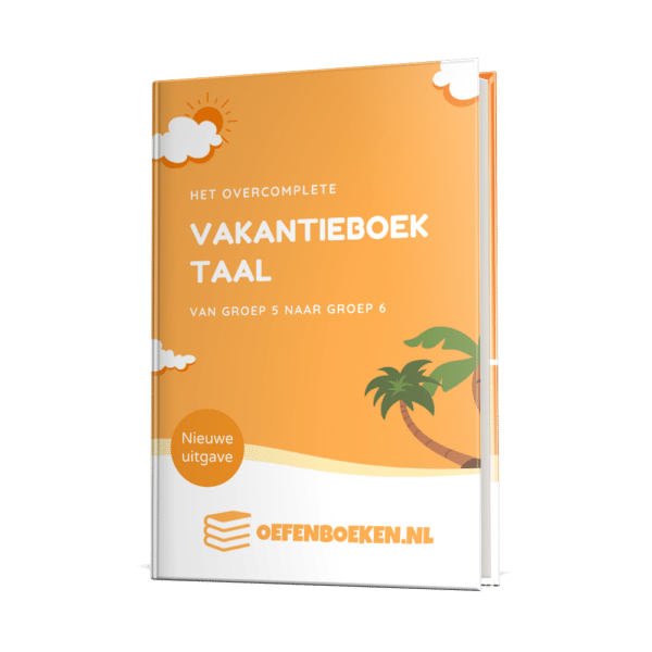 Mockup Het Overcomplete Vakantieboek Taal Groep 5 naar 6.