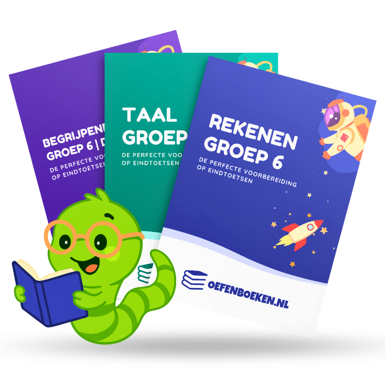 Overzicht van oefenboeken voor groep 6 met gestructureerde opbouw voor rekenen taal en lezen