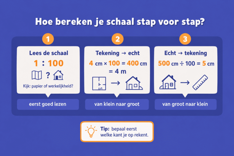 Hoe bereken je schaal? Simpele uitleg voor ouders