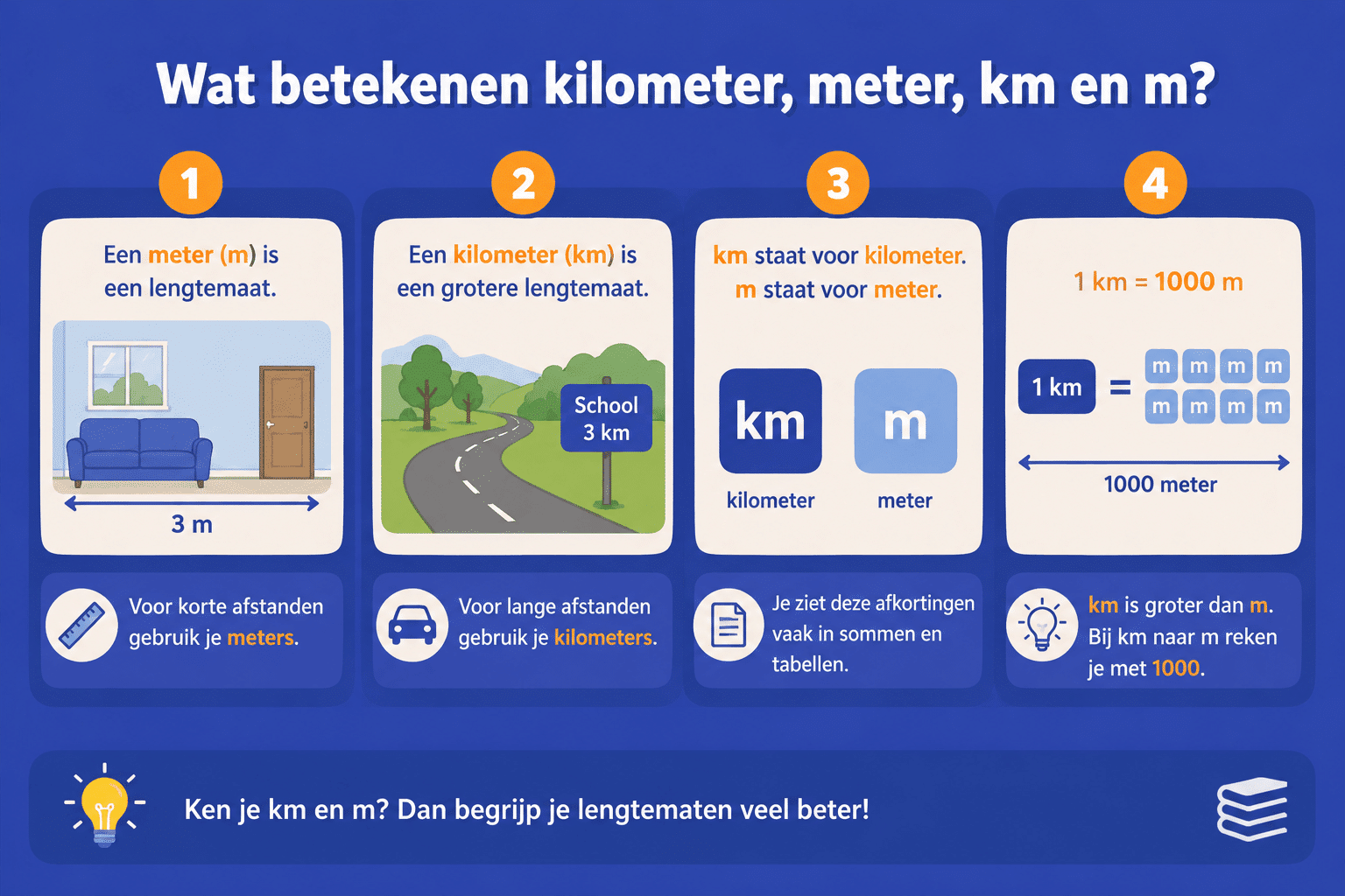 Hoeveel meter is een kilometer? Simpele uitleg